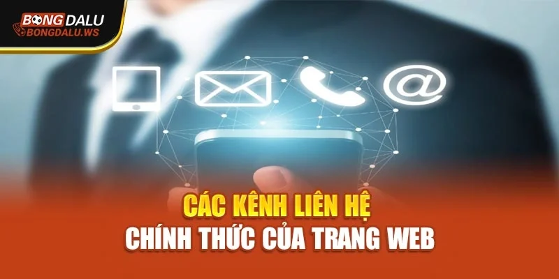 Các kênh liên hệ chính thức của trang web