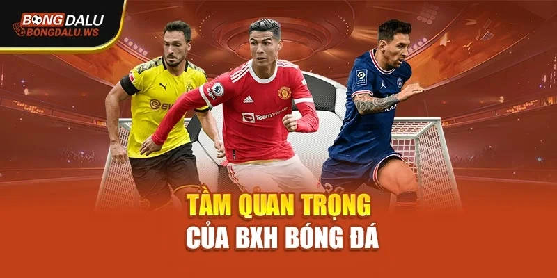 Tầm quan trọng của Bảng xếp hạng bóng đá